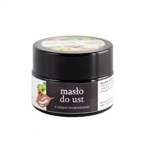 Your Natural Side Masło do ust z olejem makadamia 15ml Kosmetyki naturalne Dunia Organic UK