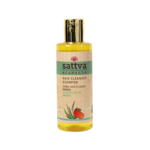 Sattva Ayurveda SZampon mango. Naturalne kosmetyki do włosów Sattva UK Dunia Organic