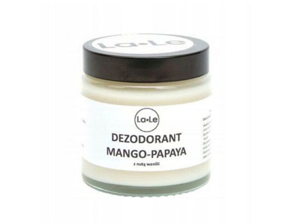 La-Le Dezodorant naturalny Mango-papaya z nutą wanilii 120 ml