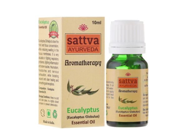 Sattva Ayurveda Olejek eteryczny Eukaliptusowy / Eucalyptus Oil 10ml