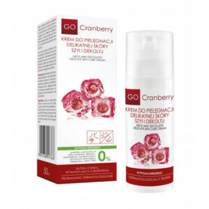 GoCranberry Krem do pielęgnacji delikatnej skóry szyi i dekoltu