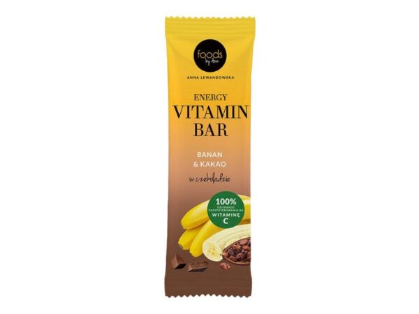 Energy Vitamin Bar Baton Banan & Kakao